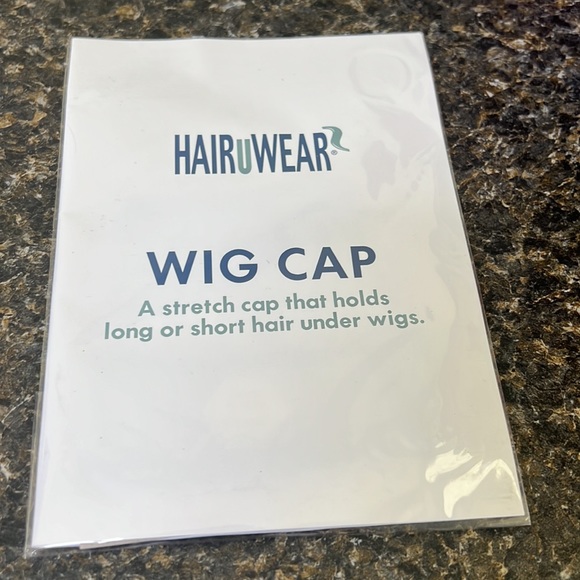 Wig stand , brush, and wig cap. - Picture 9 of 10